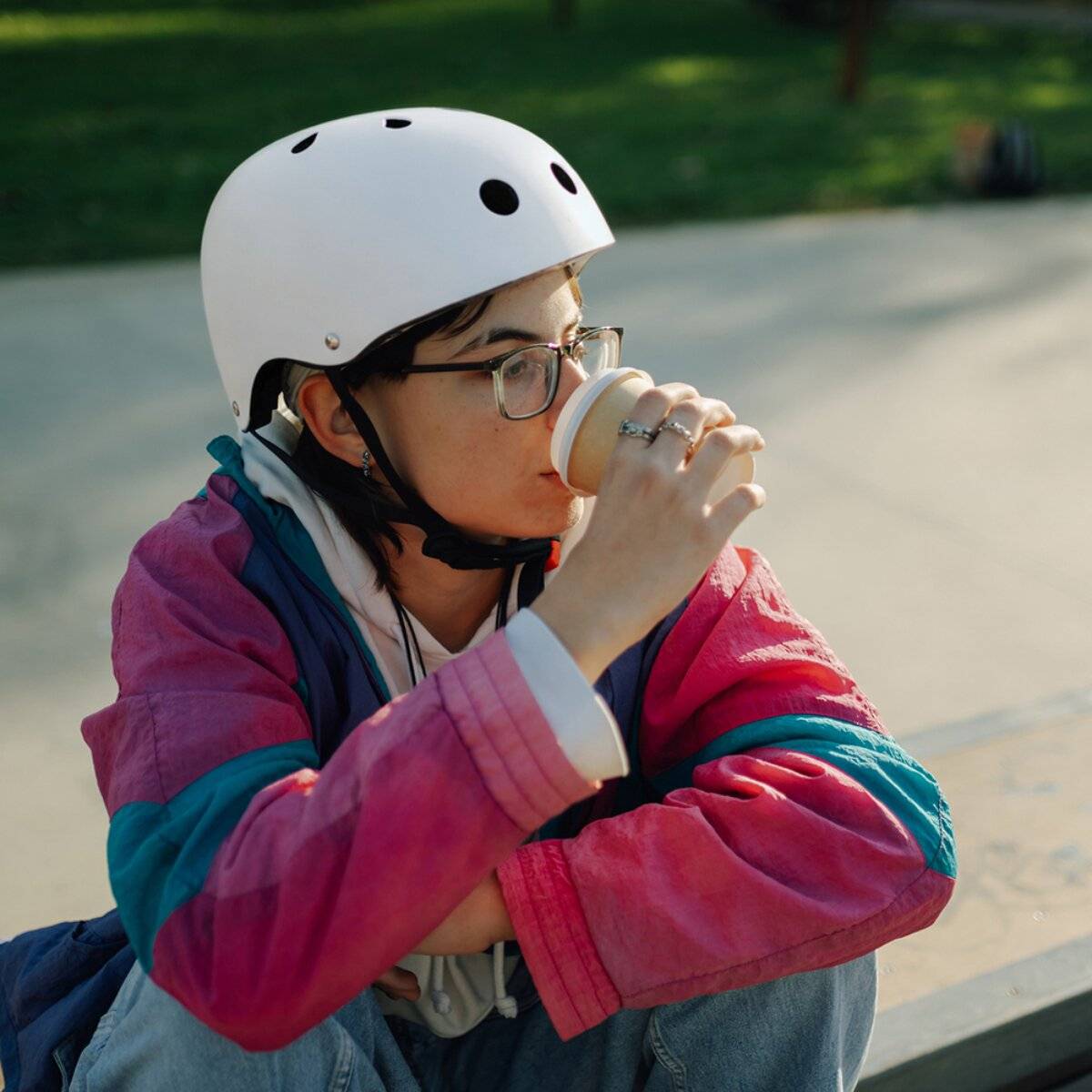 Wozinsky BMX/Scooter-Helm Größe S 4852 cm mit 360° Verstellrad Weiß