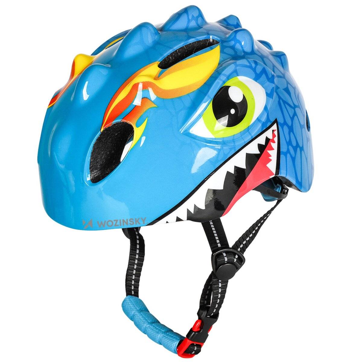 Wozinsky Leichtgewicht-Kinderfahrradhelm Größe S 5054 cm 360° System Blau