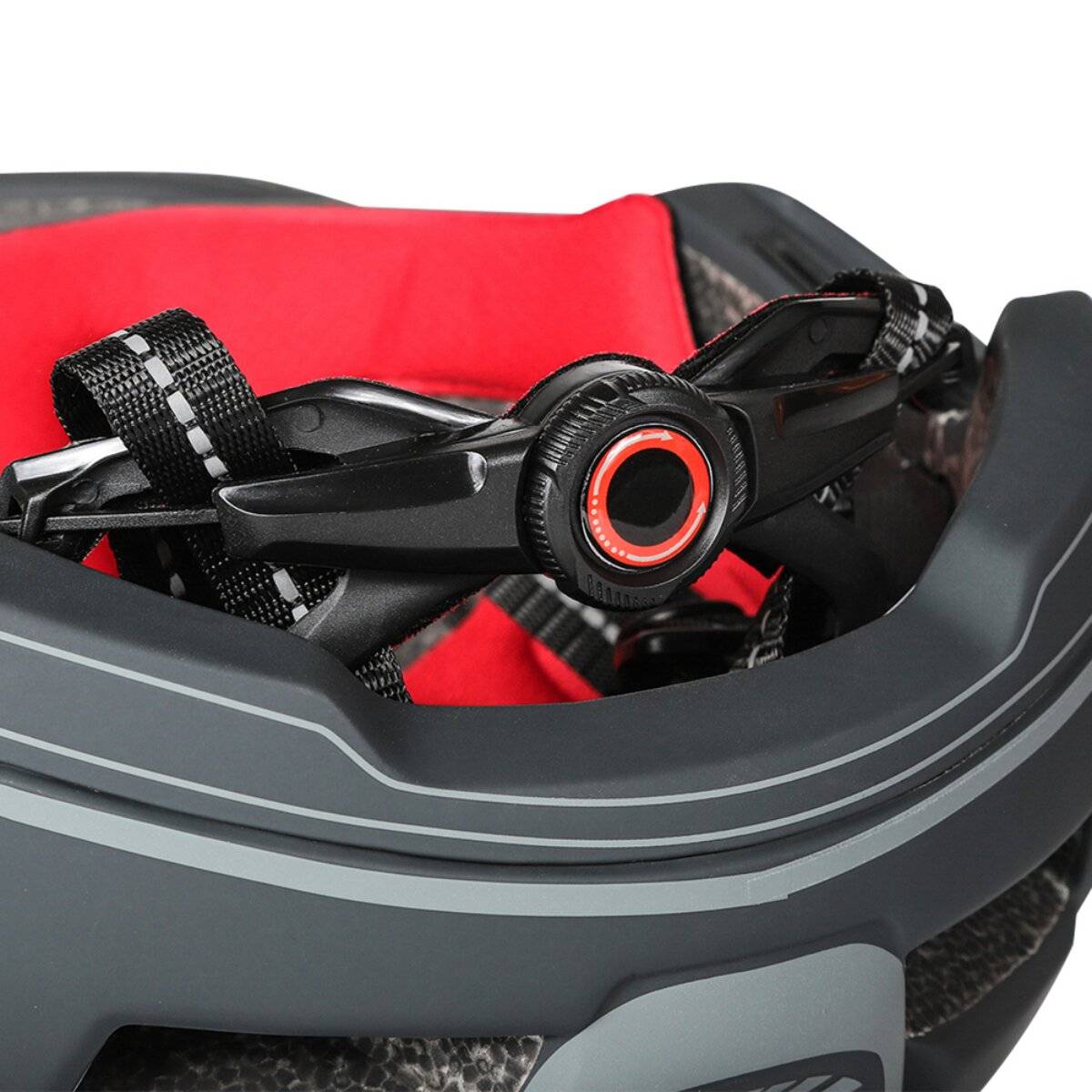 Wozinsky Kinder-Integralhelm mit USB-Rücklicht Größe S 5256 cm Grau