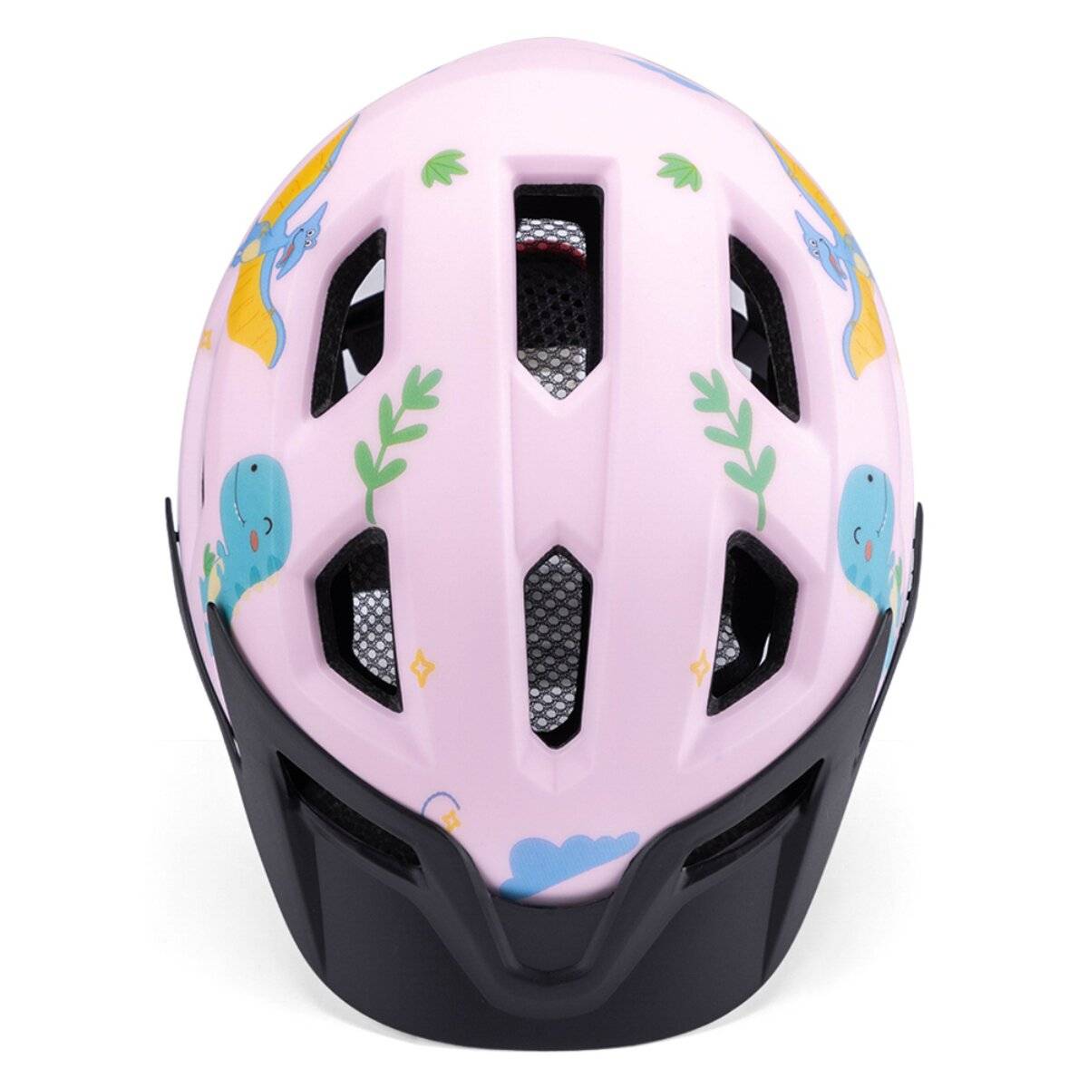 Wozinsky Kinder-Mountainbikehelm mit abnehmbarem Visier 360° System XS Rosa