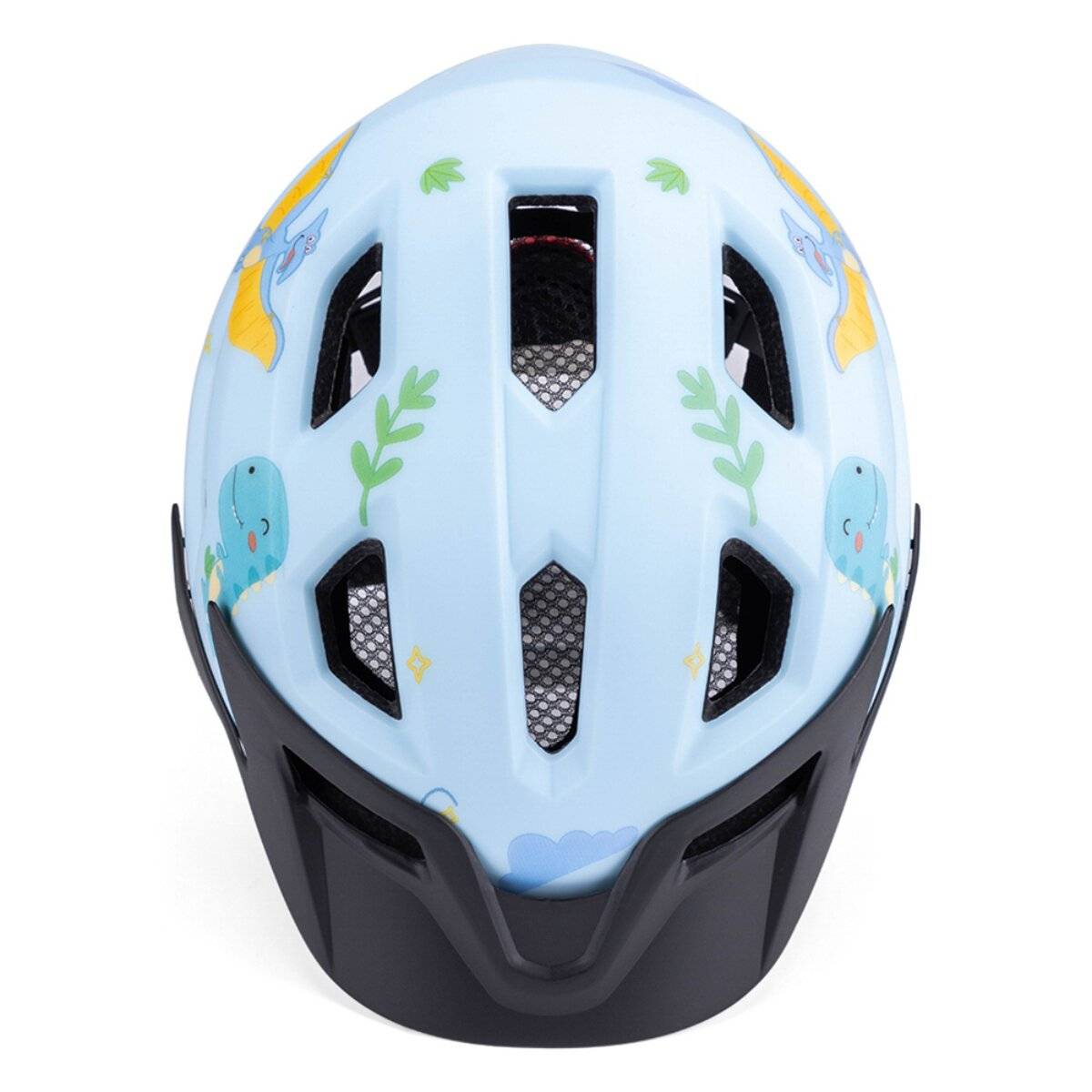Wozinsky Kinder-Mountainbikehelm mit abnehmbarem Visier 360° System XS Hellblau