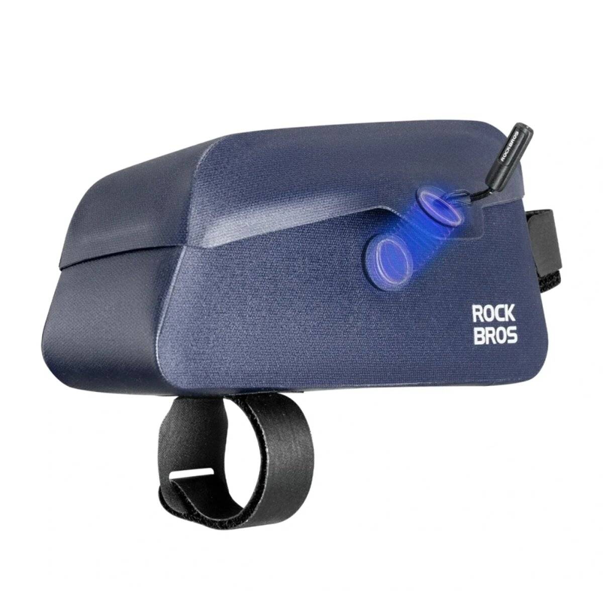 Rockbros wasserdichte Fahrradrahmentasche 0,9 l mit Magnetverschluss Blau