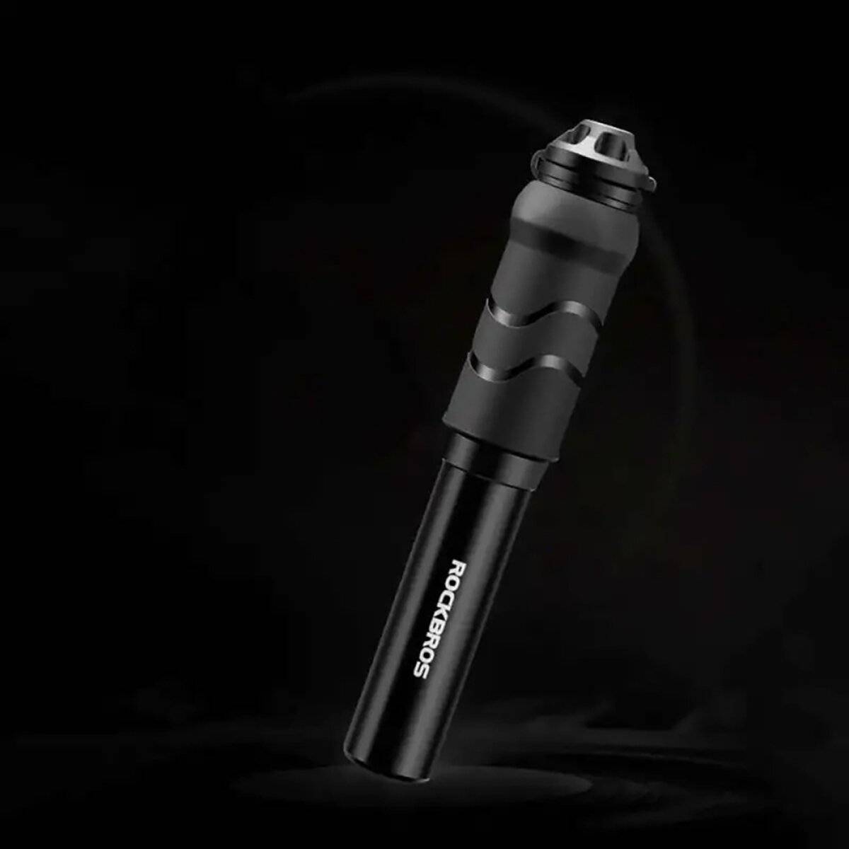 Rockbros Mini-Handpumpe Fahrrad 100 PSI mit Schlauch für Presta & Schrader