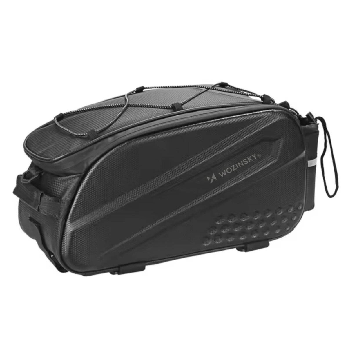 Wozinsky Fahrrad Gepäckträgertasche 14 l mit erweiterbaren Seitentaschen