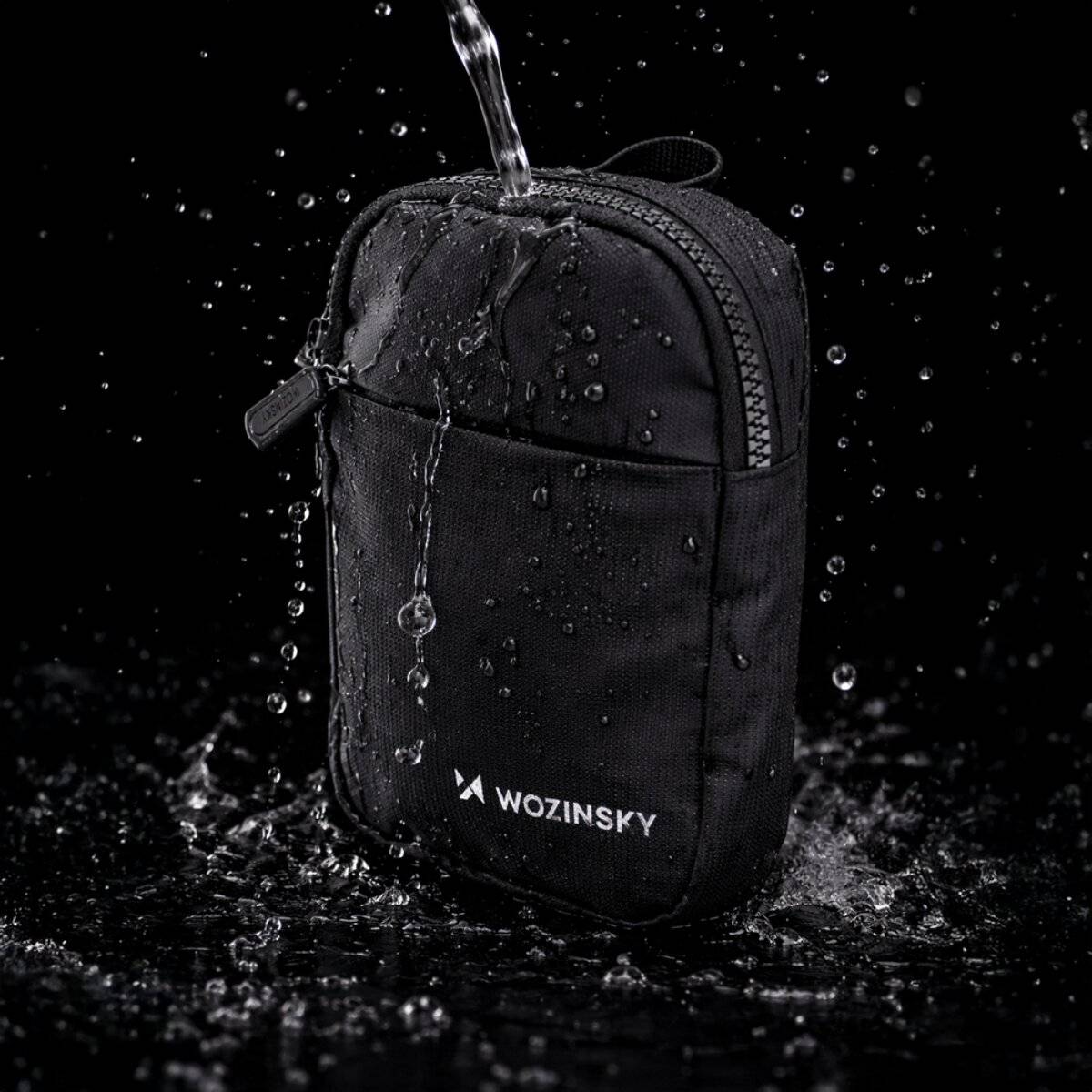 Wozinsky Mini Schultertasche wasserdicht mit 2 Fächern für Handy und Zubehör