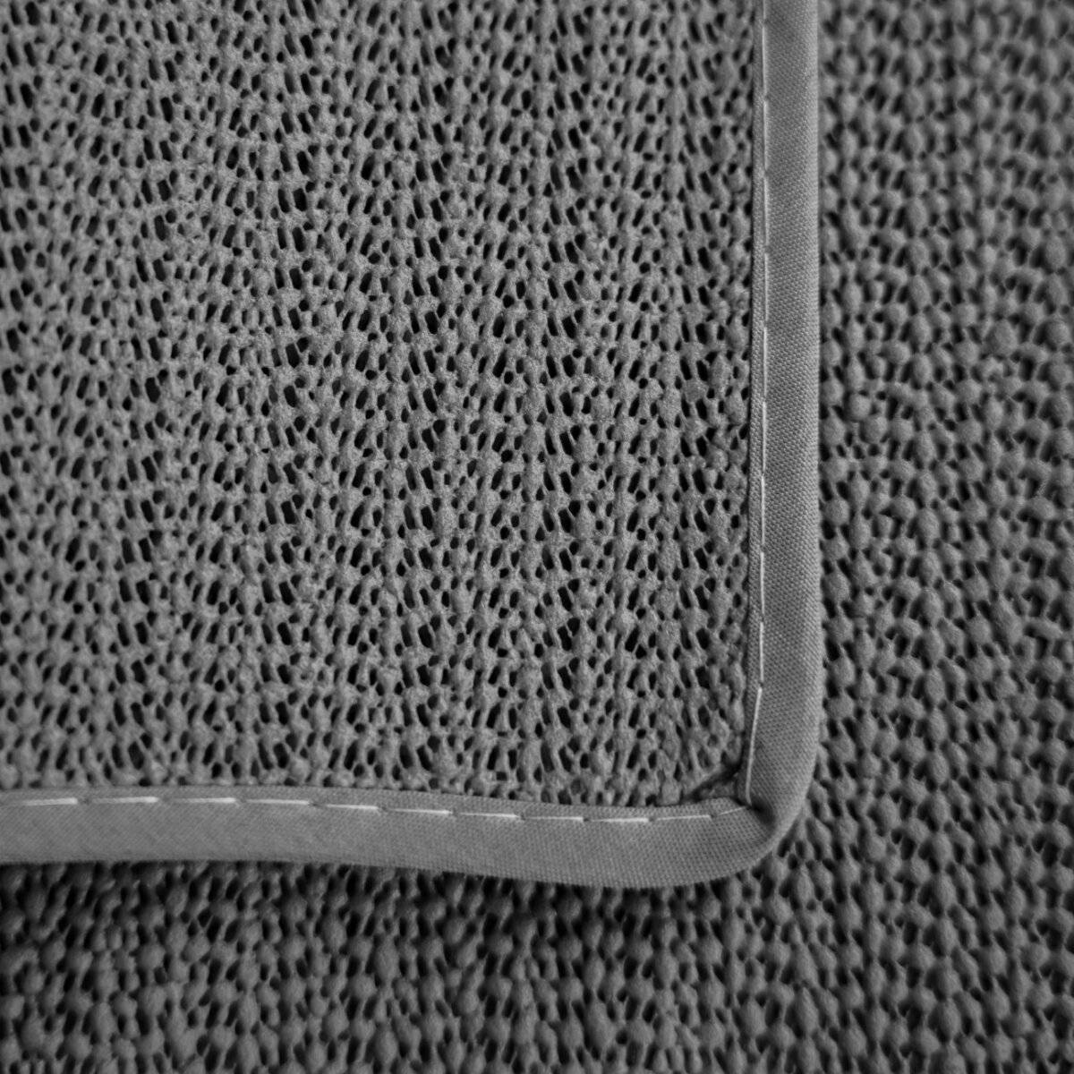 Garten Tischdecke 130 x 220 cm für Garten, Terrasse und Balkon - eckig, wasserfest & pflegeleicht, Anthrazit