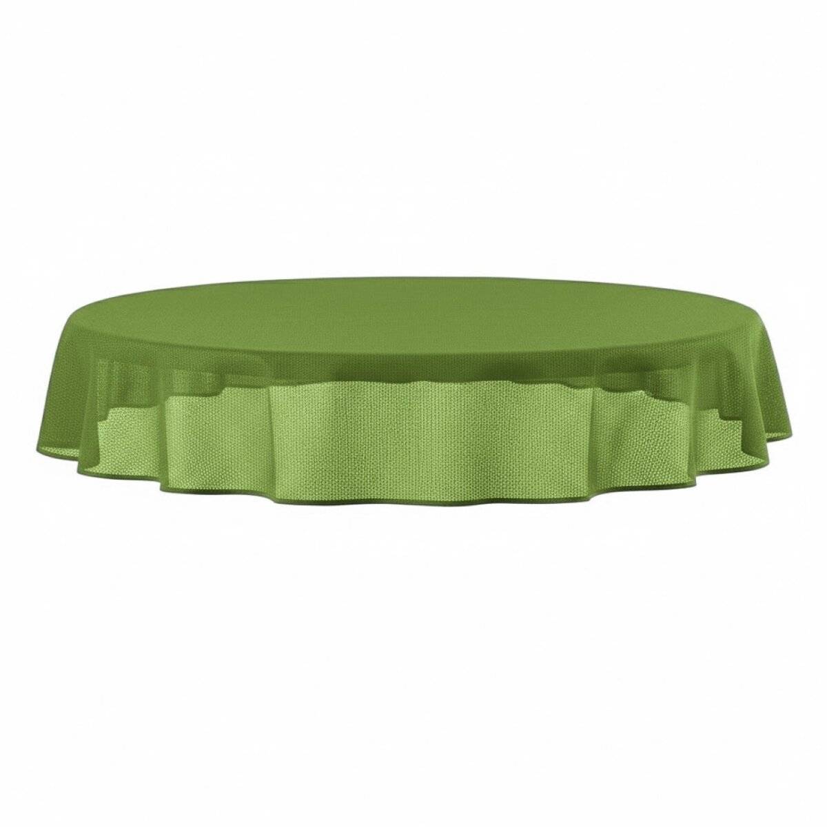 Garten Tischdecke 140 x 180 cm für Garten, Terrasse und Balkon - oval, wasserfest & pflegeleicht Grün