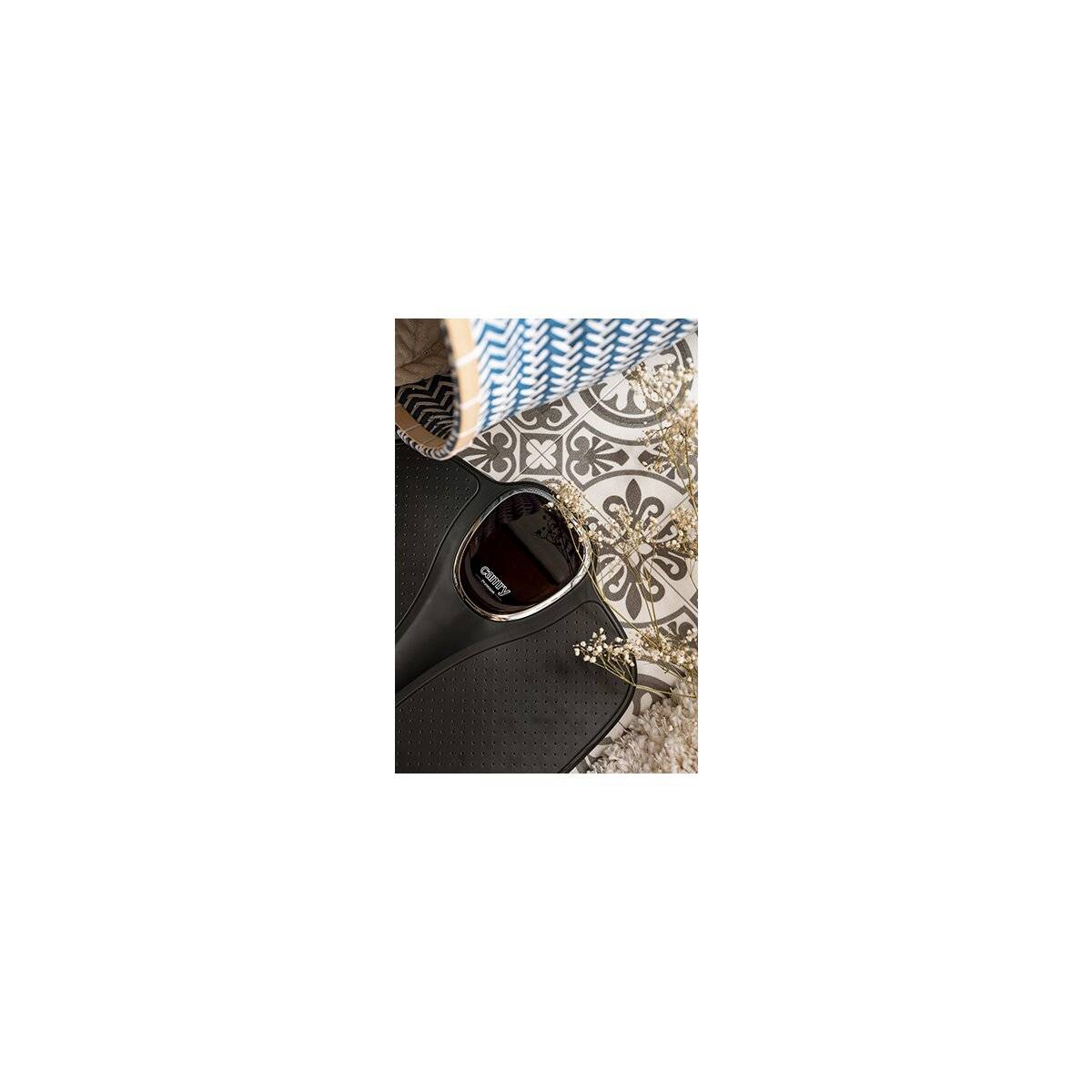 Camry CR 8171 Digitale Waage bis 180 kg - Personenwaage mit LED-Display, Schwarz