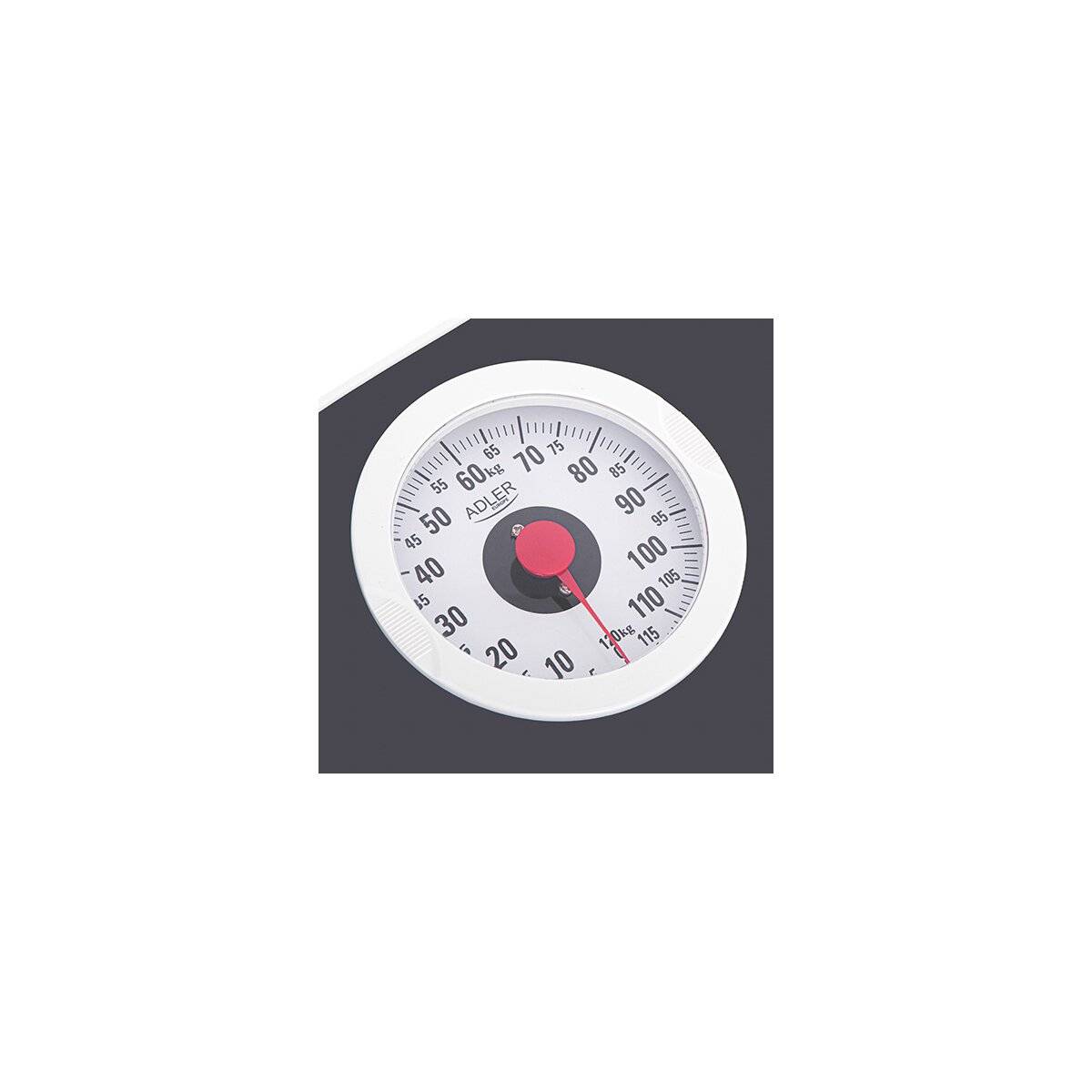 Adler AD 8171 Mechanische Waage mit Kalibrierknopf - Personenwaage bis 120 kg