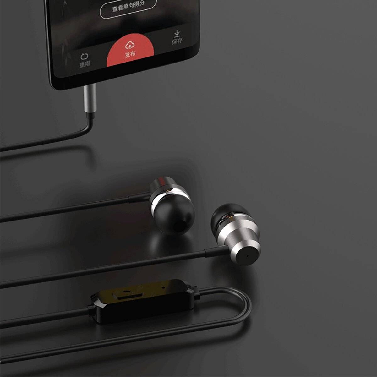 Dudao X10 Pro In-Ear Kopfhörer kabelgebunden 3,5 mm Mikrofon Schwarz