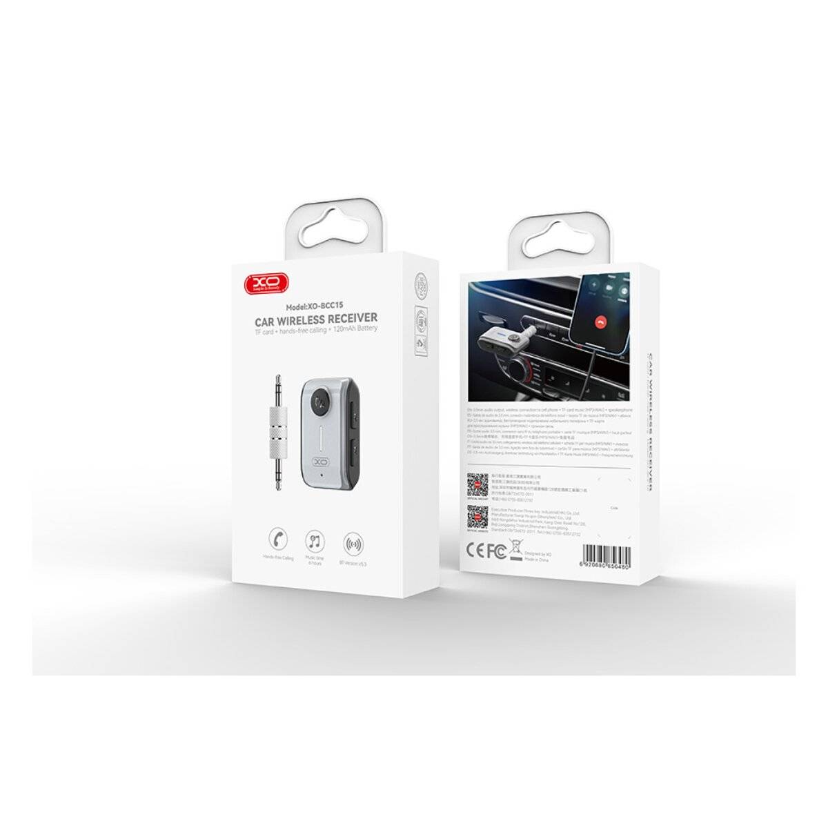 XO BCC15 Bluetooth Audio Transmitter mit 3,5 mm Klinke