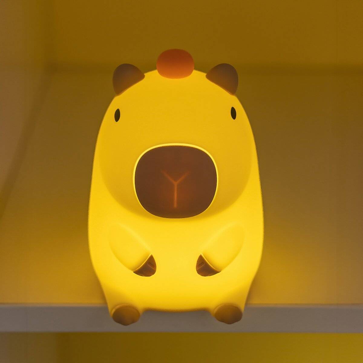 Forever Light FRIENDLY CAPYBARA FNL-12 LED Nachtlicht mit Akku warmweiß