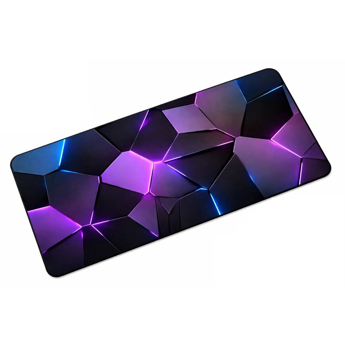 Schreibtischunterlage XXL Mauspad für Gaming und Büro 74 × 38 cm Schwarz
