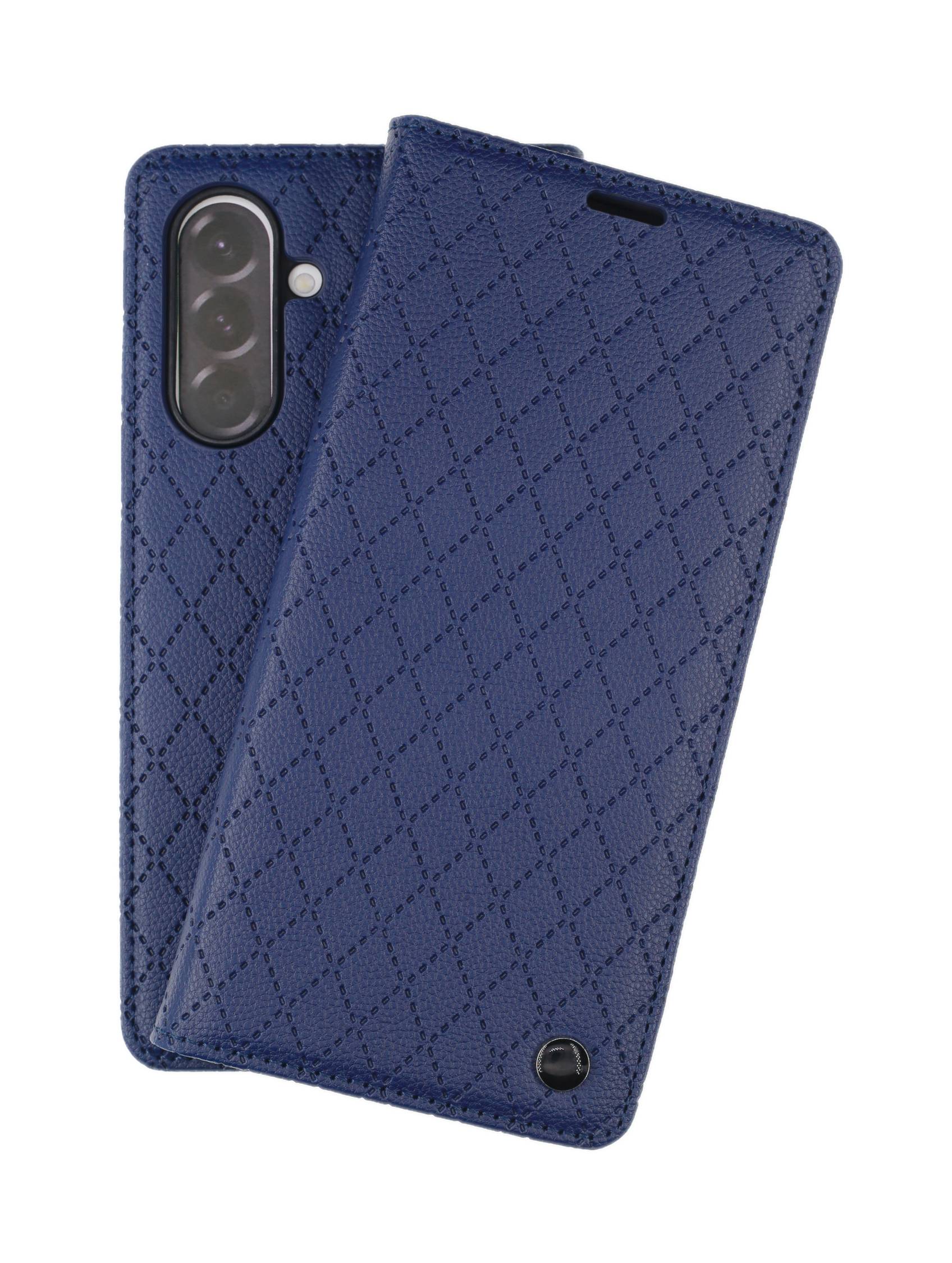 JAMCOVER Bookcase Style Marineblau für Samsung Galaxy A17, Galaxy A17 5G