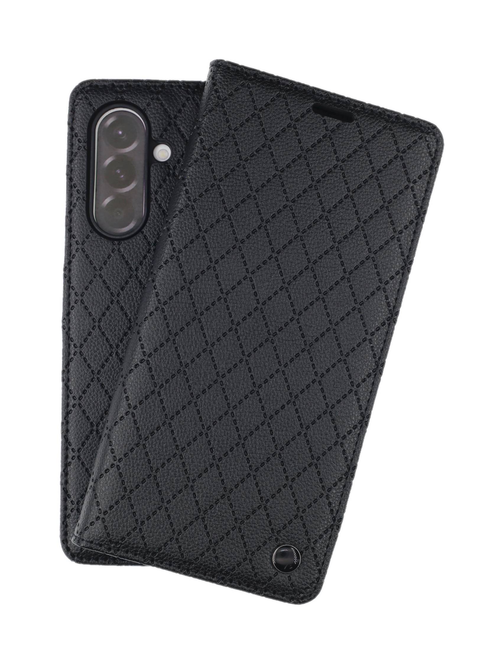 JAMCOVER Bookcase Style Schwarz für Samsung Galaxy A17, Galaxy A17 5G
