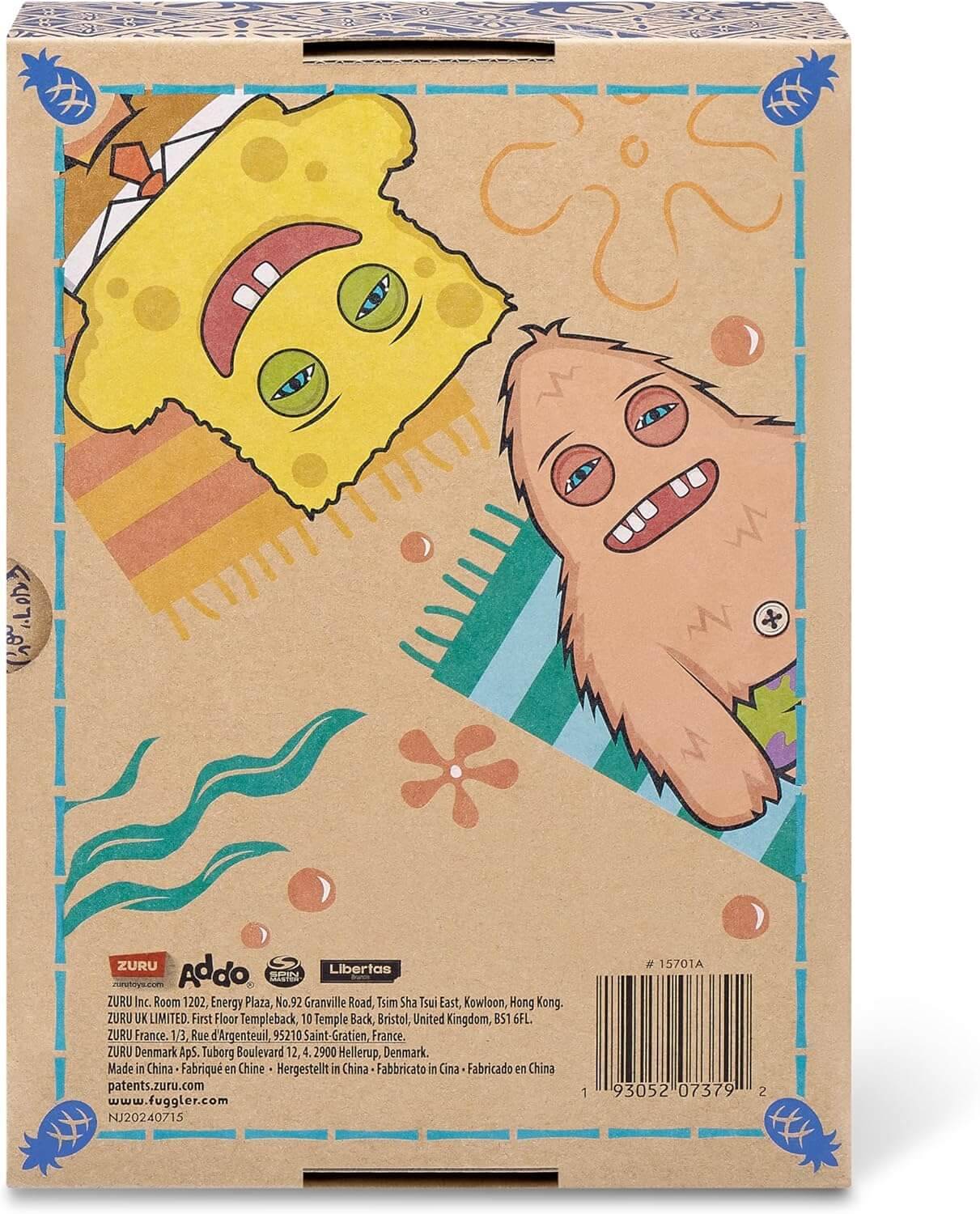 ZURU 15701A - Fuggler x Spongebob Schwammkopf 23 cm - Spongebob