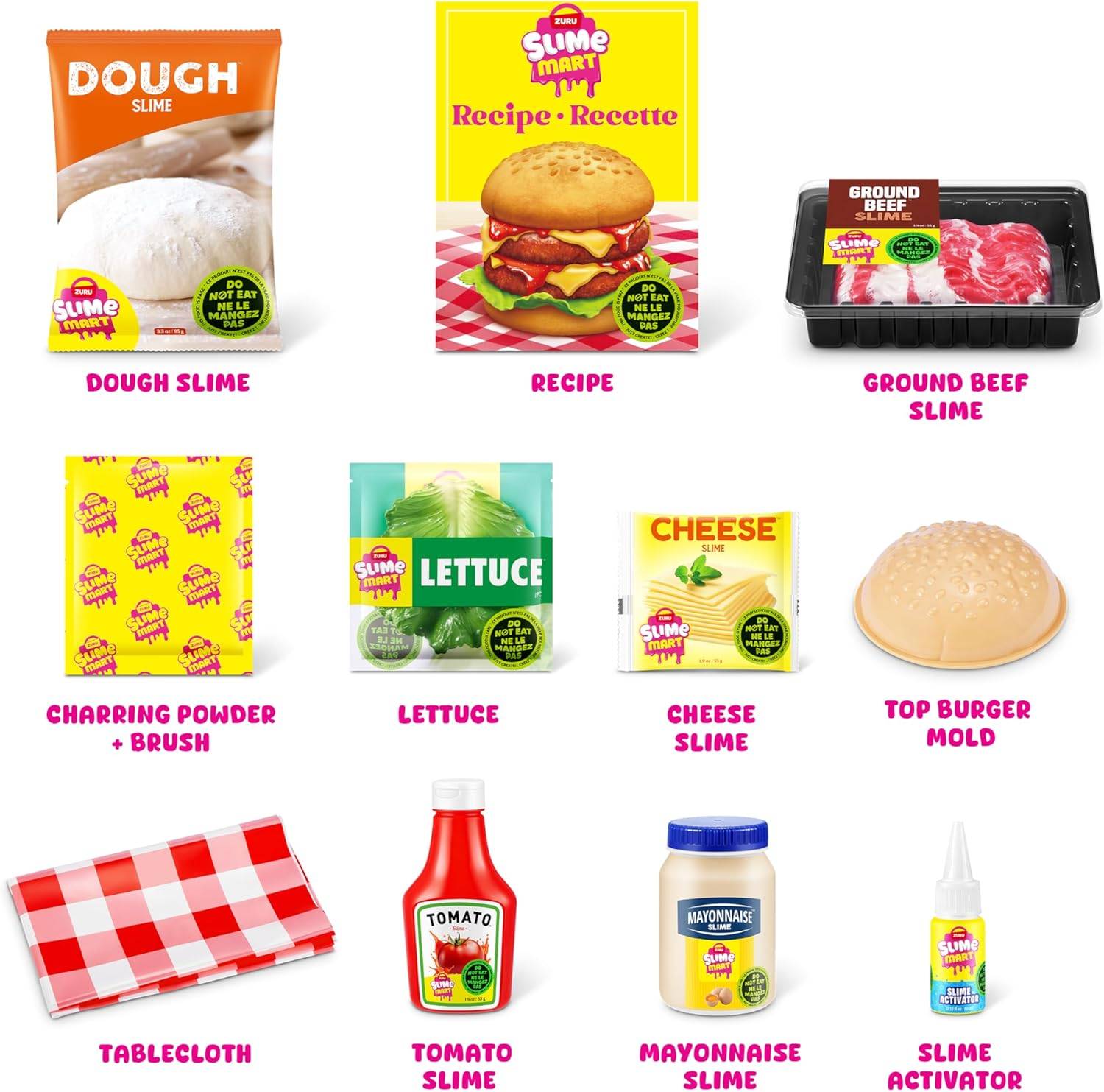ZURU 15905A - Slime Mart Burger im Einkaufskorb - Schleim