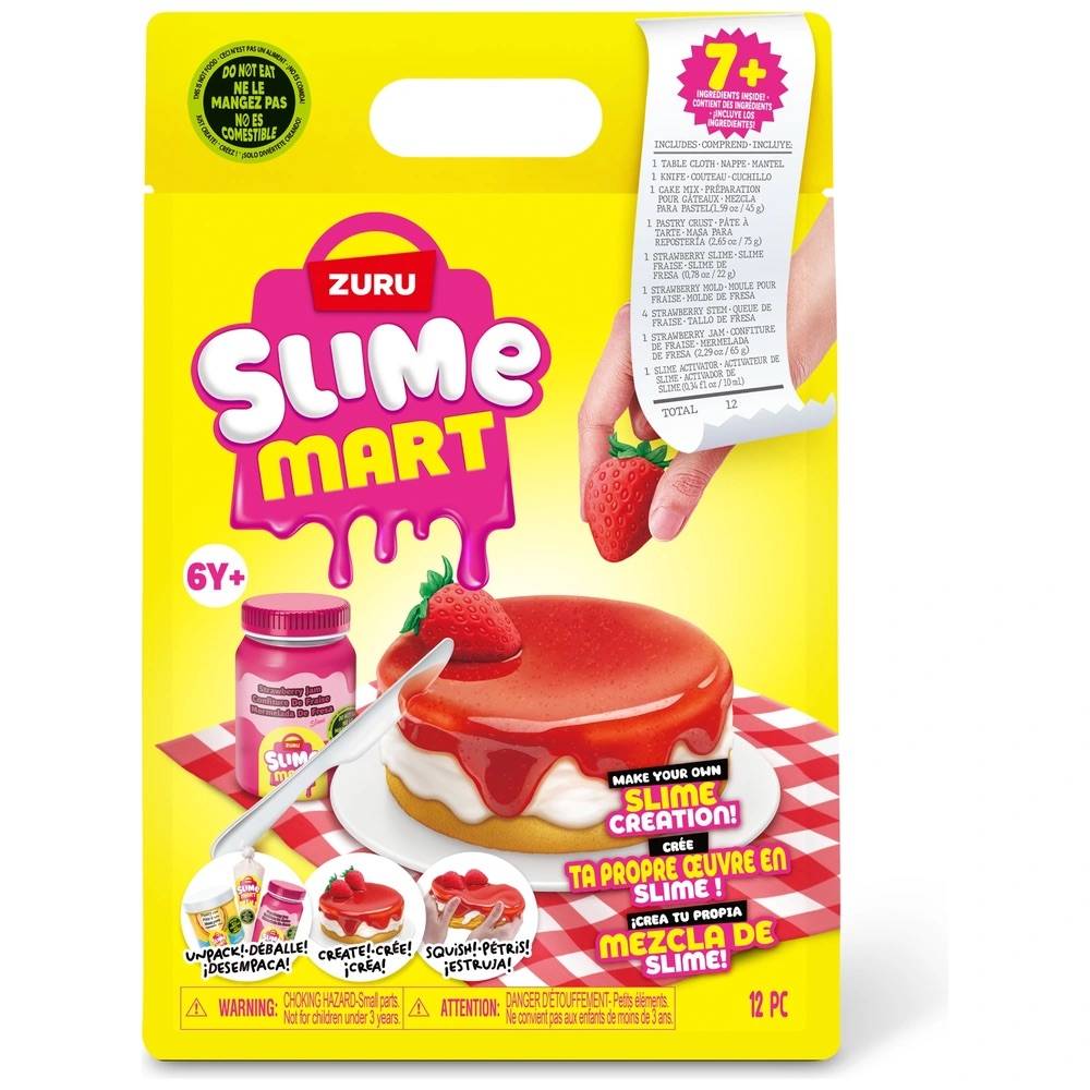 ZURU 15901A - Slime Mart Erdbeer-Käsekuchen - Schleim