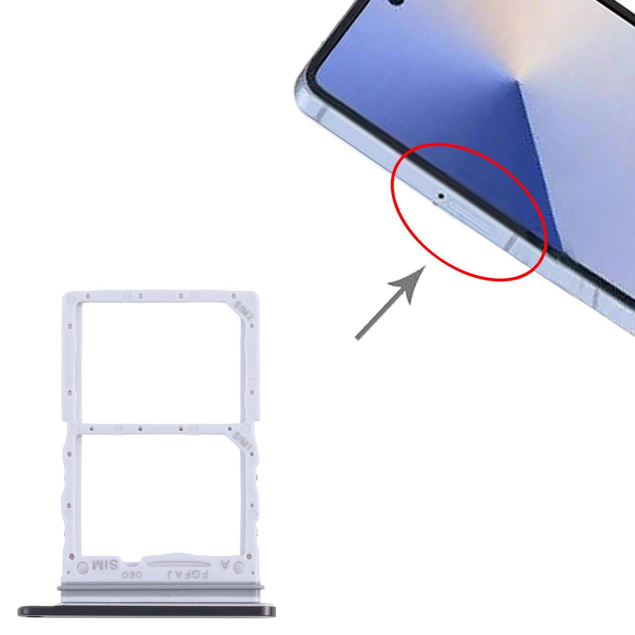 Für Samsung Galaxy Z Flip7 SM-F751B SIM Kartenhalter Schwarz Ersatzteil