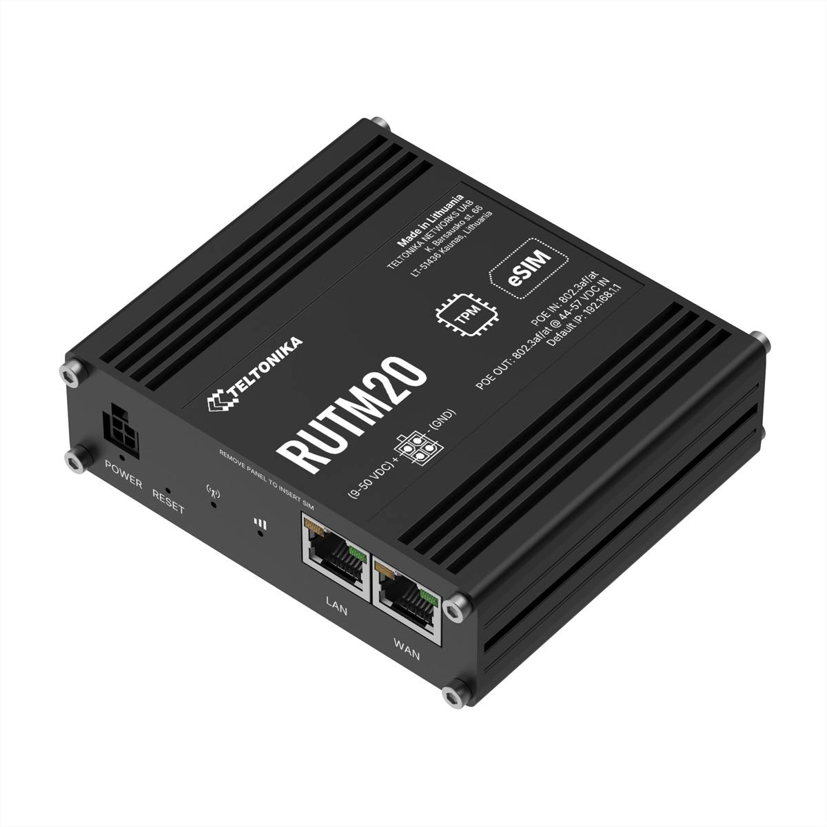 TELTONIKA RUTM20 5G Router PoE Dual SIM und eSIM