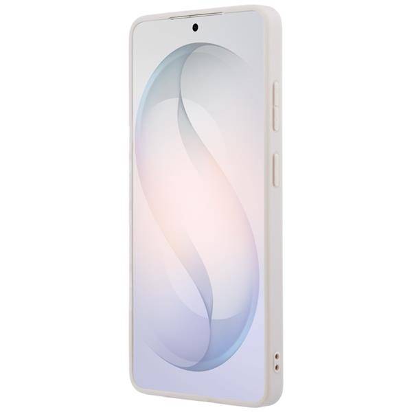 Guess Hülle rosa Galaxy S26 Ultra Kunstleder Big Logo goldfarben Metall