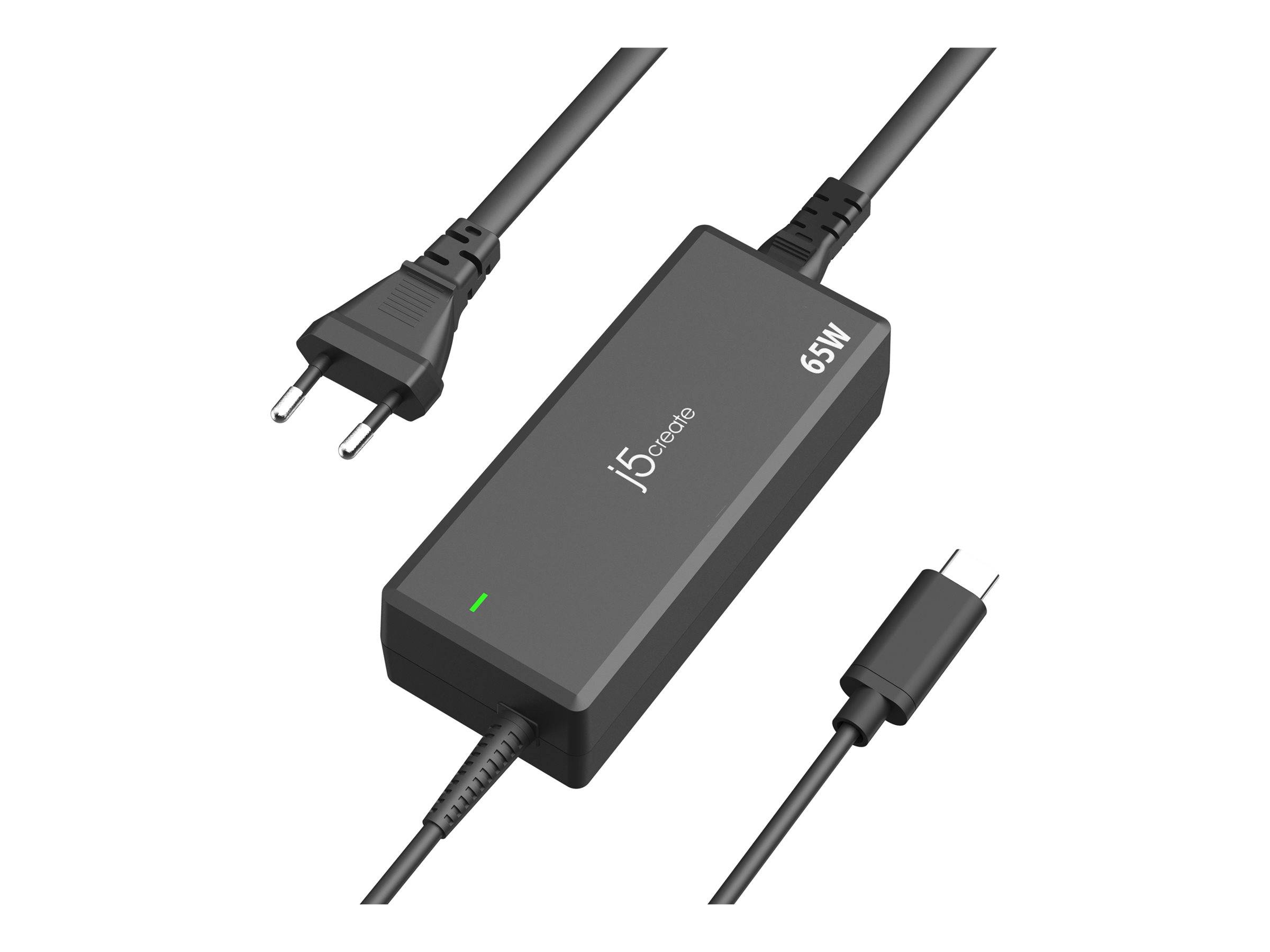 j5create Netzteil - 65 Watt - 3.25 A - PD (24 pin USB-C)