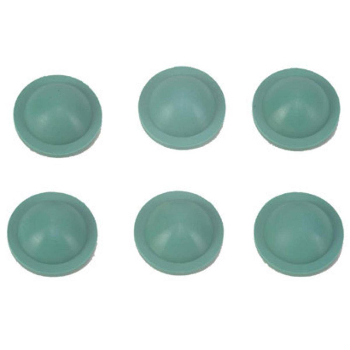 Dämpfer-Dichtkappen (6) grün 50519