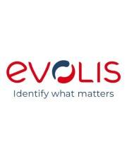 Evolis Logo mit dem Slogan „Identify what matters