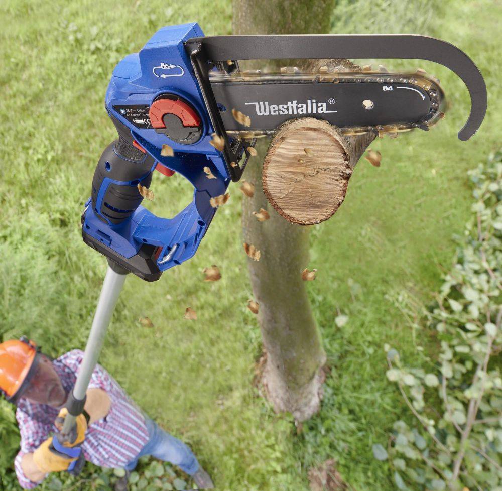 Akku-Einhand-Powersäge X-SAW PRO 18 Volt Li-Ion (Akku Ladegerät und Verlängerungshandle sind nicht enthalten)