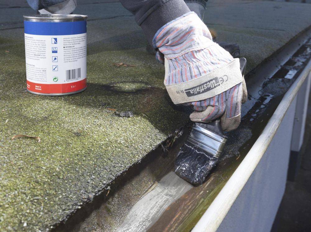 Aqua Dicht - transparente Abdichtmasse faserverstärkt 1 L Dose