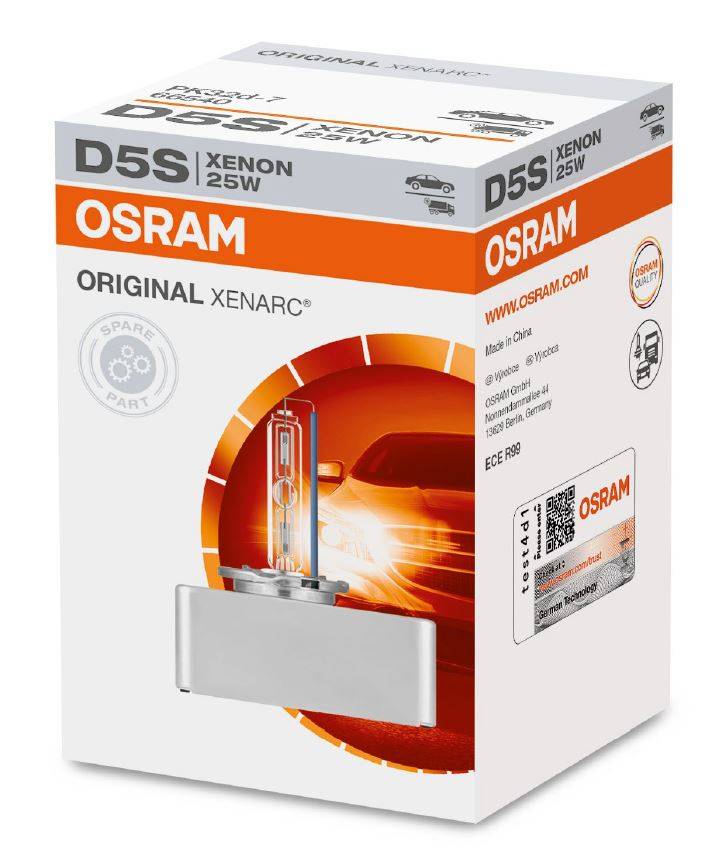 OSRAM Original XENARC D5S PK32D-7 25W (1er Faltschachtel)