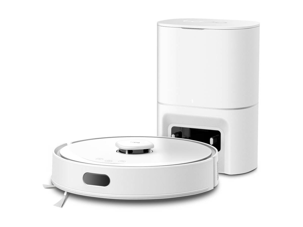 TP-LINK Tapo RV30 Max Plus - Staubsauger - Roboterstaubsaugerbeutellos - weiß