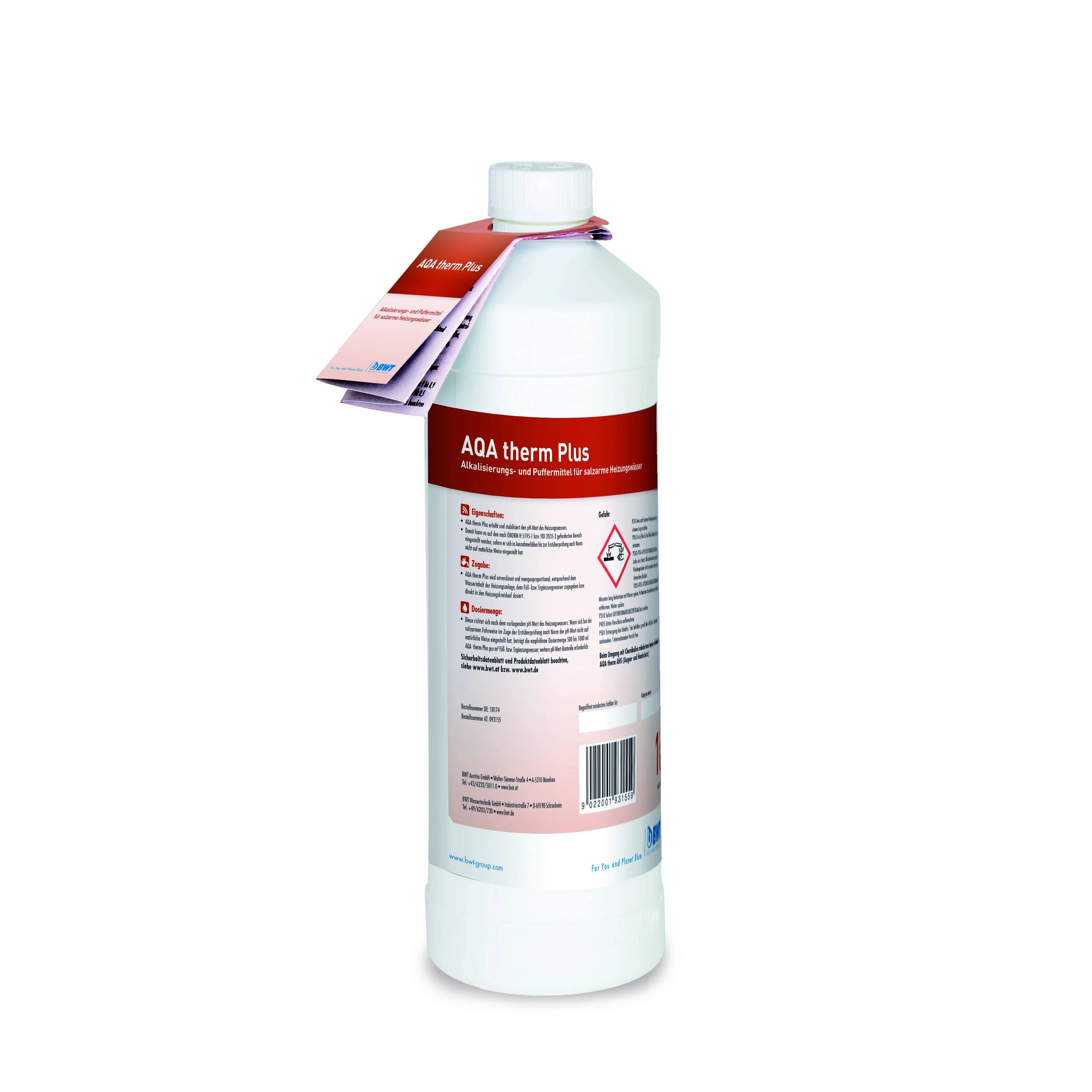BWT AQA therm Plus, Alkalisierungs- und Puffermittel, Flasche mit 1l, 1 Stk.