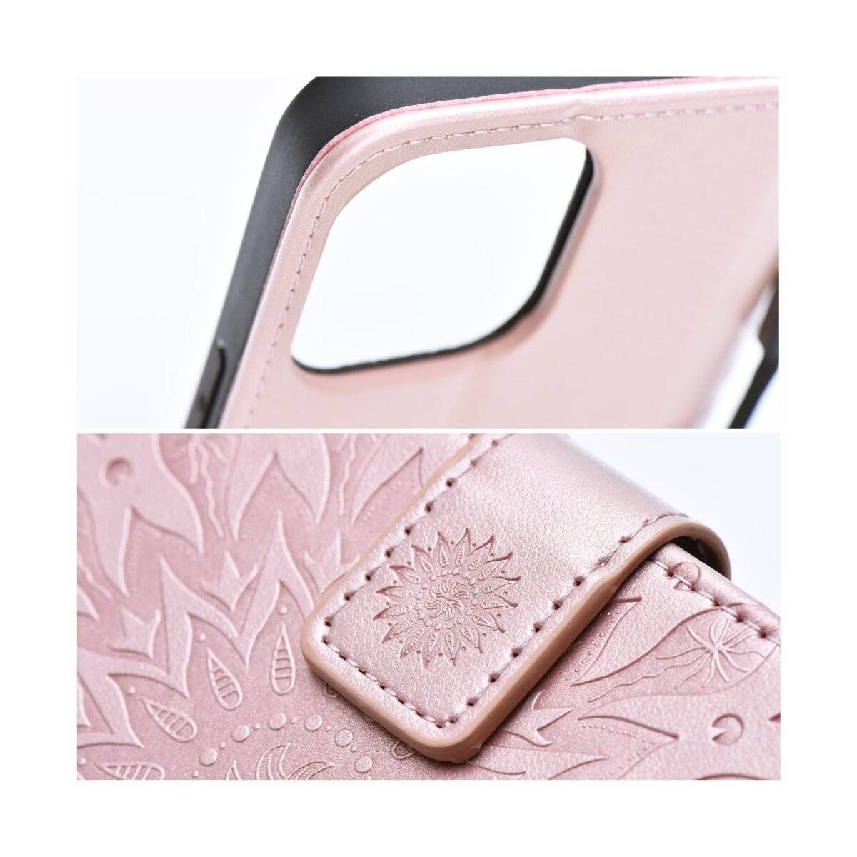 Mezzo Leder Tasche für XIAOMI Redmi Note 15 Pro 5G Rosa Handyhülle Rundum