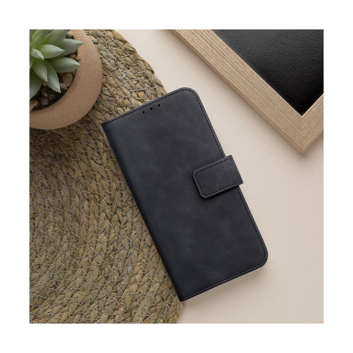 Tender Leder Tasche für XIAOMI Redmi Note 15 Pro 5G Schwarz Handyhülle Rundum