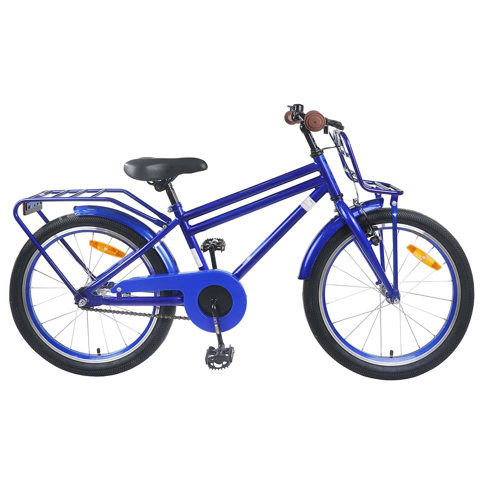 vidaXL Kinderfahrrad 20 Zoll für 6-11 Jahre alt Dunkelblau