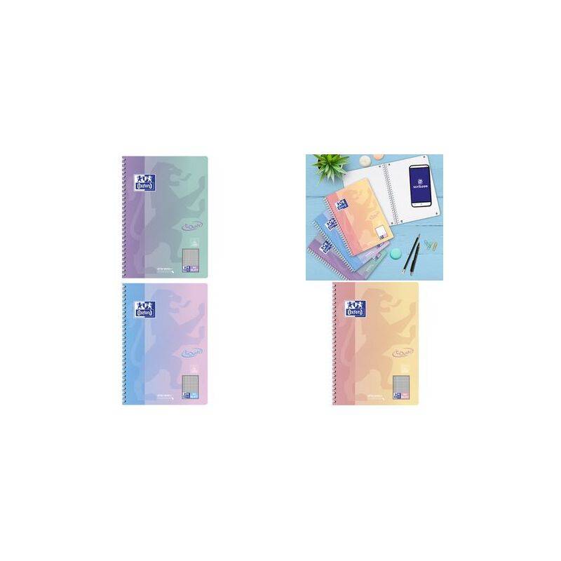 Oxford Collegeblock TOUCH, B5, liniert, Pastellverlauf