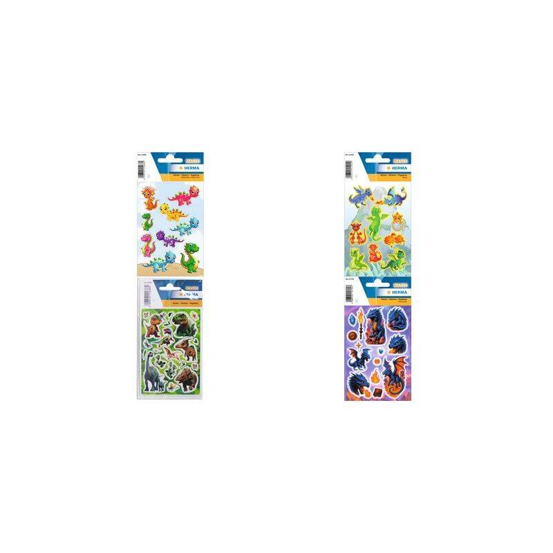 HERMA Sticker MAGIC Dragon, Transpuffy