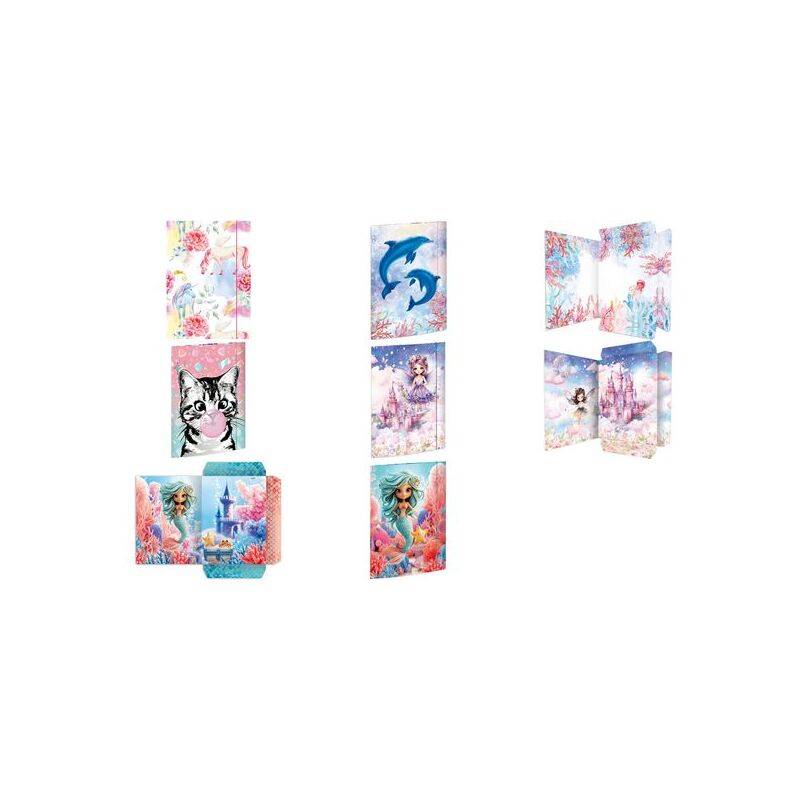 RNK Verlag Zeichnungsmappe "Mermaid", Karton, DIN A3