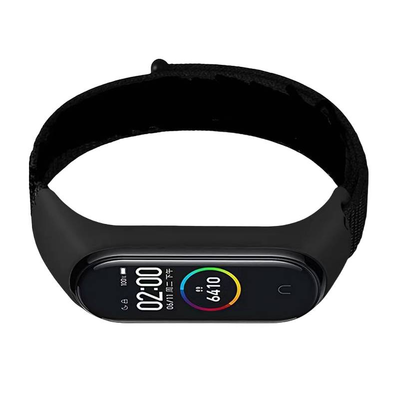 Nylon-Uhrenarmband für Xiaomi Band 8/9 Black