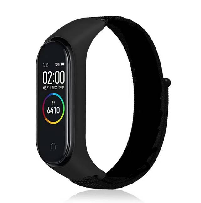Nylon-Uhrenarmband für Xiaomi Band 8/9 Black