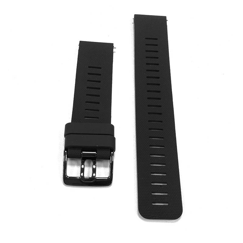Silikon-Uhrenarmband für Polar Grit X Black