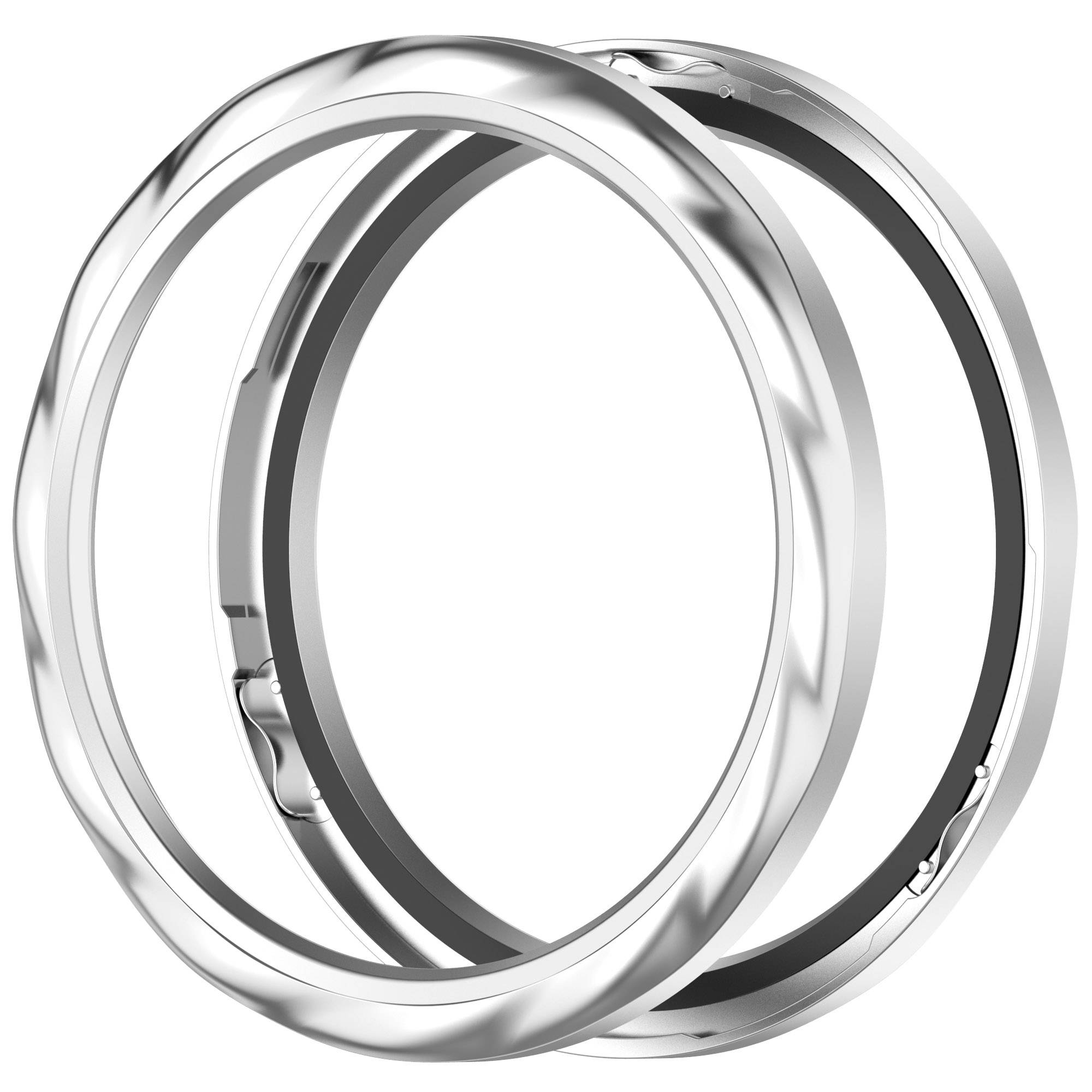 Stilvolles Edelstahlarmband für Xiaomi Watch S4/S3 Silberfaden