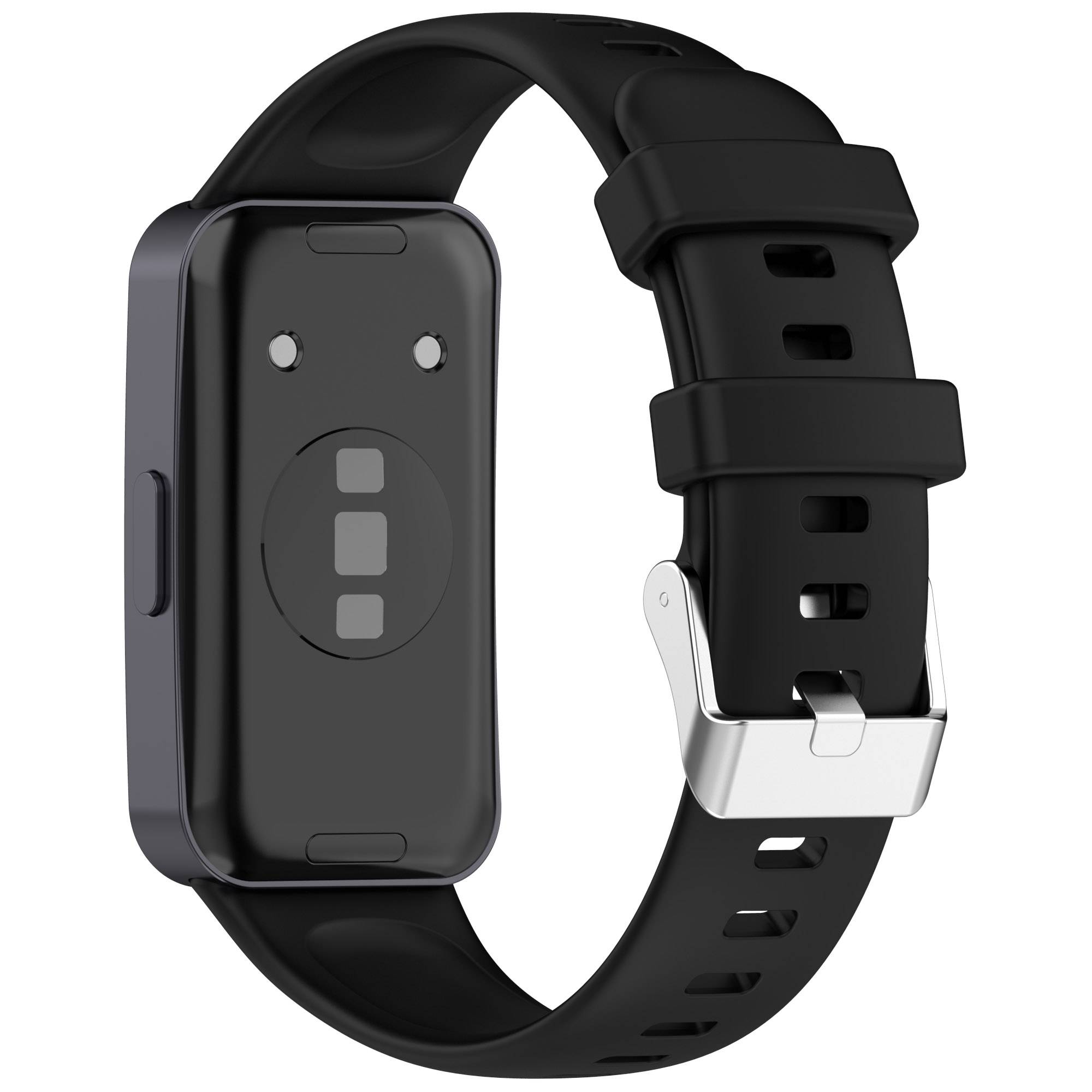 Silikon-Uhrenarmband für Huawei Band 9 & Band 8 Black