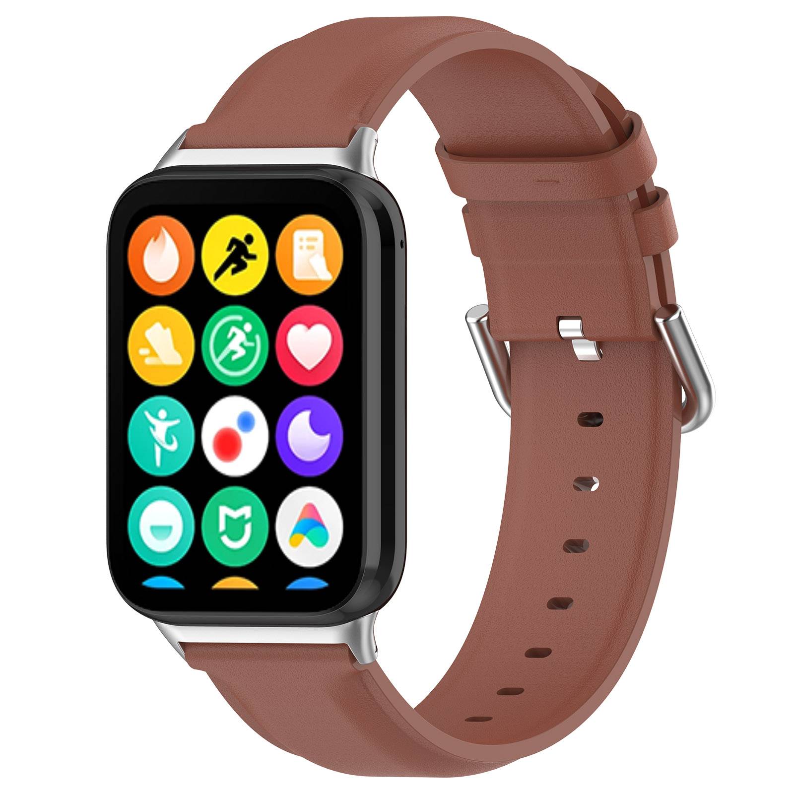 Lederarmband für Xiaomi Smart Band 9 Pro Brown