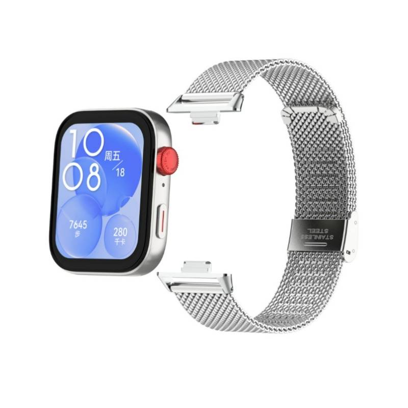 Huawei Watch Fit 3 Sport Loop Armband Silver