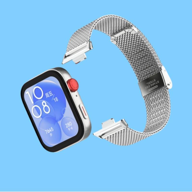 Huawei Watch Fit 3 Sport Loop Armband Silver