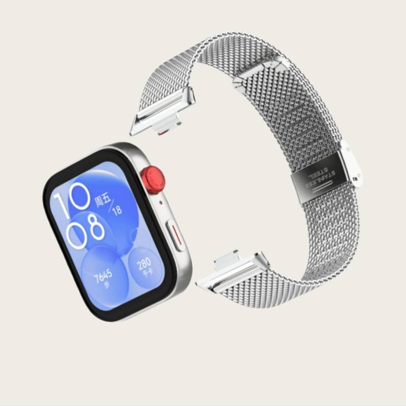 Huawei Watch Fit 3 Sport Loop Armband Silver