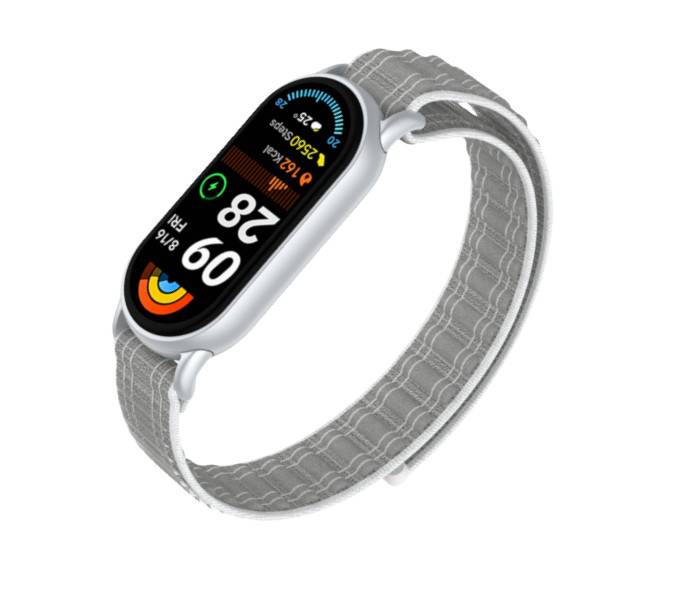 Xiaomi Mi Band 9 Atmungsaktives Nylon-Sportarmband Grey