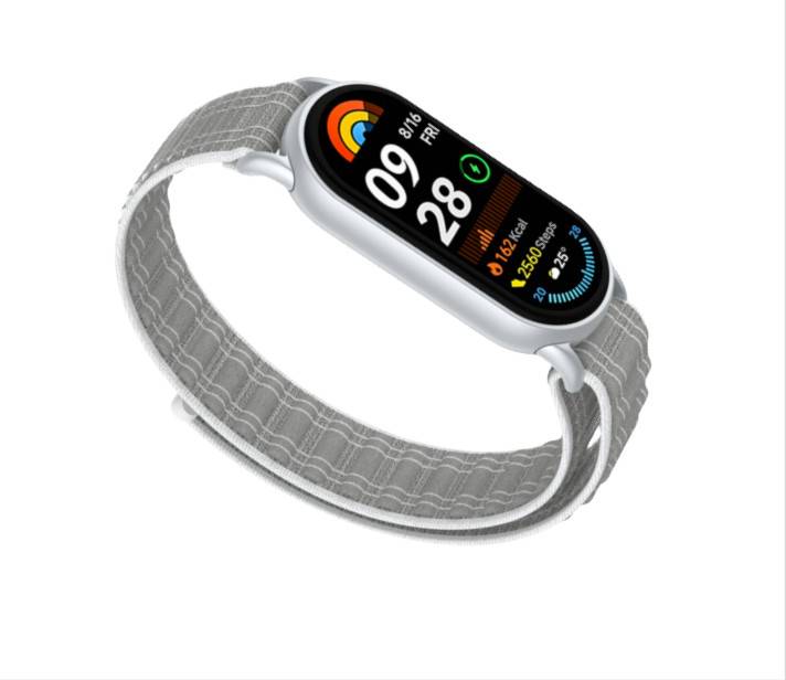 Xiaomi Mi Band 9 Atmungsaktives Nylon-Sportarmband Grey